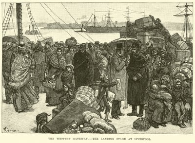 The Western Gateway, landingsstadiet i Liverpool av American School