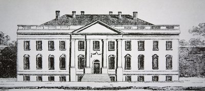 Det hvite hus i 1807 (gravering) av American School