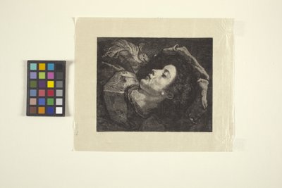 The Young Squire (tregravering) av American School