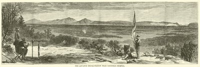 Forhåndssignalstasjonen nær Ringgold, Georgia, mai 1864 av American School