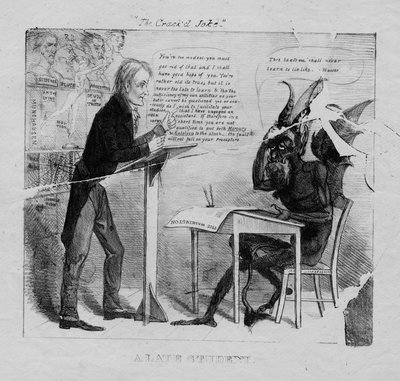Den sprukne vitsen: en sen student, 1827 av American School