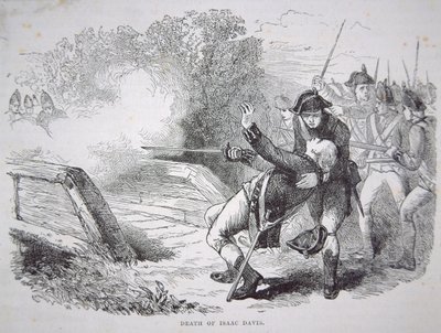 Isaac Davis' død ved Concord Bridge av American School