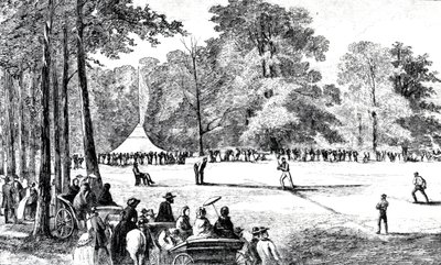 Den første konvensjonen for baseballklubber, New York, 1857 av American School