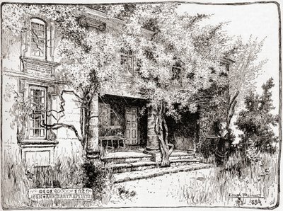 Hjemmet til John Bartram nær Philadelphia, fra 