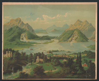 The Lakes of Killarney, ca. 1878 (chromolitho) av American School