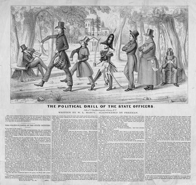 Den politiske øvelsen til statsoffiserer, utgitt av John Childs, New York, ca. 1838 av American School