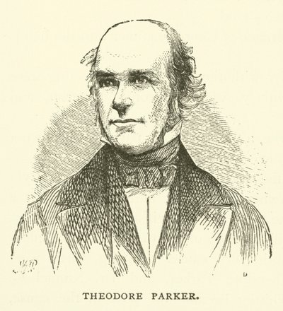 Theodore Parker , amerikansk unitarisk minister, transcendentalist og avskaffelsesmann av American School