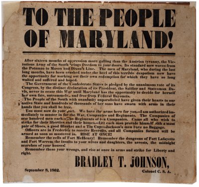 Til ukjent om: tropperekruttering, 8. september 1862 av American School