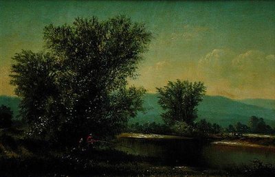Utsikt i Little River Stowe, Vermont av American School