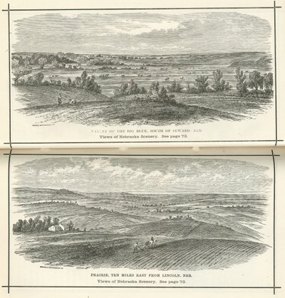 Utsikt over Nebraska Scenery av American School