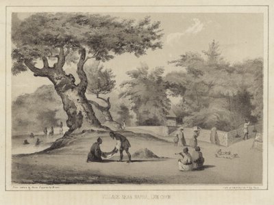 Landsby nær Napha, Lew Chew (Ryukyu-øyene) av American School