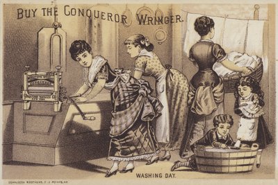 Vaskedag (chromolitho) av American School