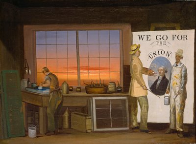 Vi går for unionen, ca. 1840-1850 av American School