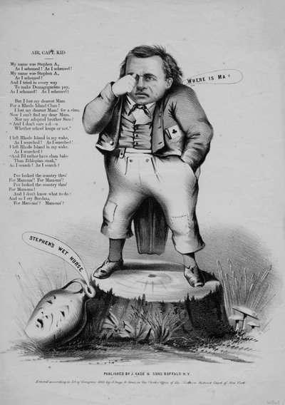 Where is Ma?, utgitt av Currer & Ives, New York, 1860 av American School