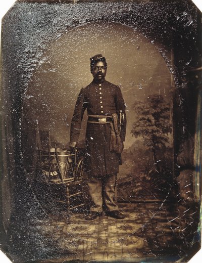 William J. Netson, 54th Massachusetts Infantry, ca. 1863 (tintype) av American School