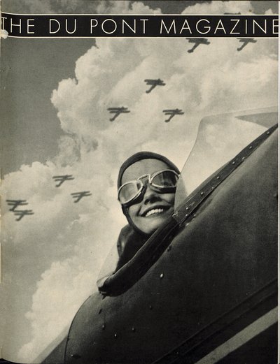 Wings Aloft, forside av DuPont Magazine, mai 1934 av American School