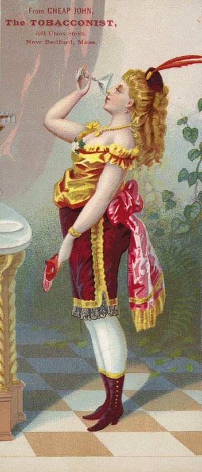 Kvinne som drikker av American School