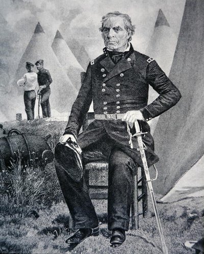 Zachary Taylor (gravering) av American School
