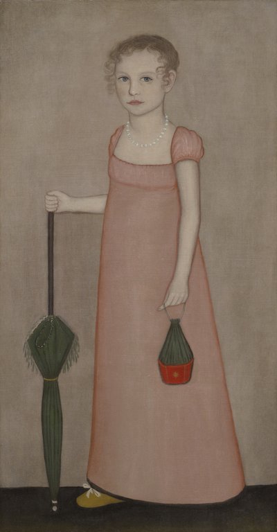 Portrett av Harriet Campbell, ca. 1815 av Ammi Phillips