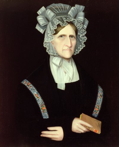 Portrett av Katherine Salisbury Newkirk Hickok, ca. 1825 av Ammi Phillips