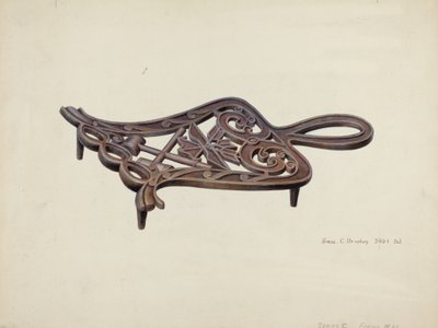 Flatjernstativ av Amos C. Brinton