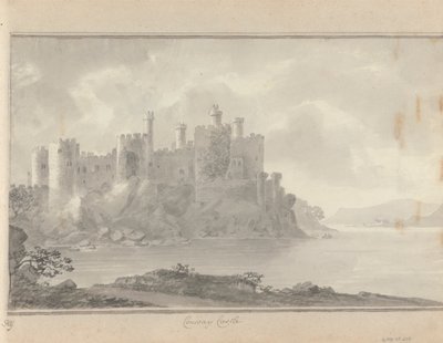 Utsikt i England, Skottland og Wales: Conway Castle av Amos Green