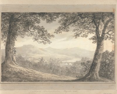 Utsikt i England, Skottland og Wales: Newport, Monmouthshire, 31. mai 1806 av Amos Green