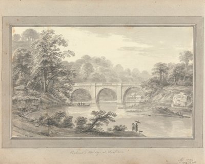 Utsikt i England, Skottland og Wales: Prebend's Bridge ved Durham av Amos Green