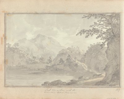 Utsikt i England, Skottland og Wales: Tur i Skottland; Loch van-a-char, med fjellet som heter Benvenue av Amos Green