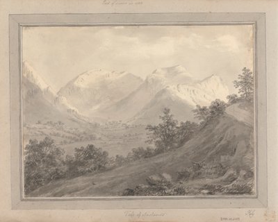 Utsikt i England, Skottland og Wales; Tur i Skottland: Vale of Newlands, AG av Amos Green