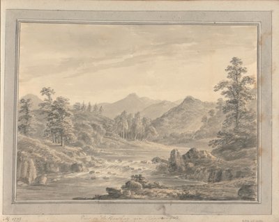 Utsikt i England, Skottland og Wales: Utsikt over Brathay nær Clappensgate av Amos Green