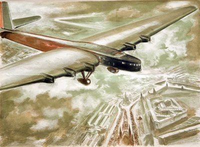 Flytur over Den røde plass, 1937. av Anatoly Andreyevich Suvorov