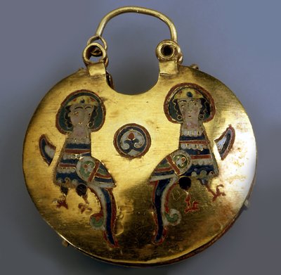 Gullanheng Kolt med Sirin-fuglene, 11-1200-tallet av Ancient Russian Art
