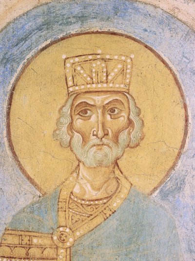 Kong David, 1100-tallet av Ancient Russian frescos