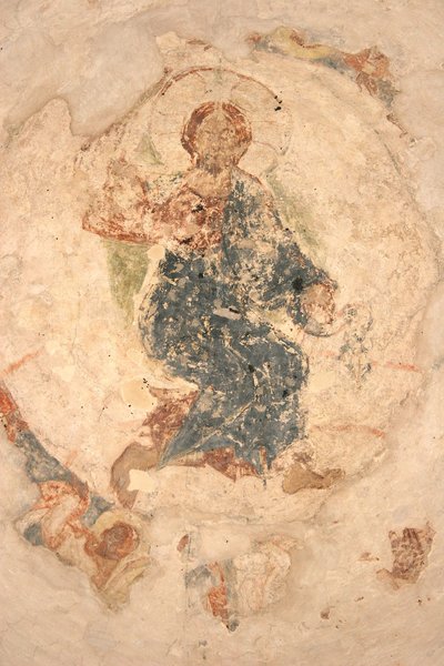 Kristi himmelfart, 1313 av Ancient Russian frescos