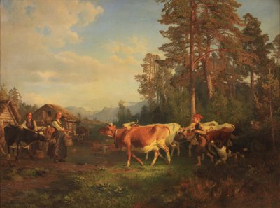 Kveg på vei hjem av Anders Askevold