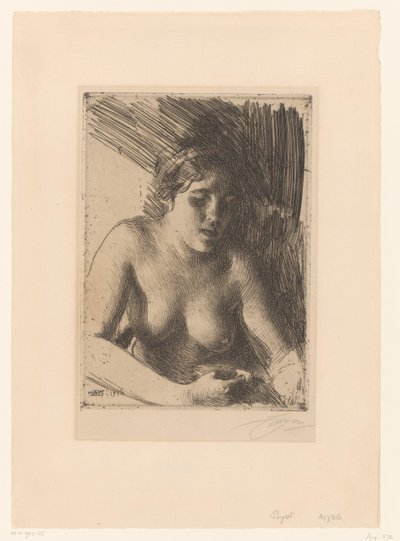 Konvolutter av Anders Leonard Zorn (signed by artist)