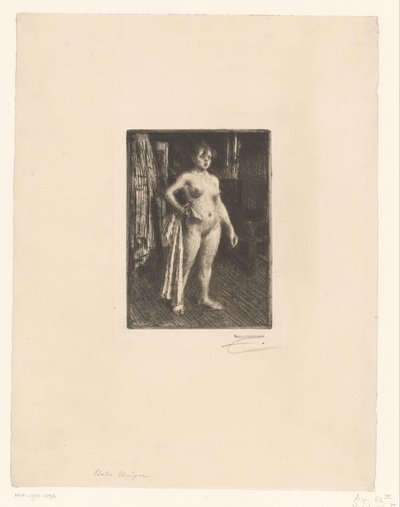 Venus av Villette av Anders Leonard Zorn (signed by artist)