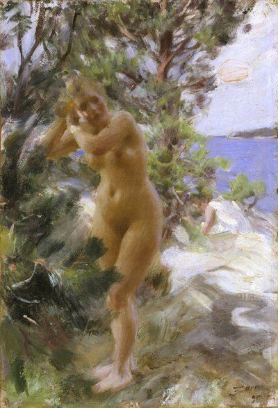 Etter badet av Anders Leonard Zorn