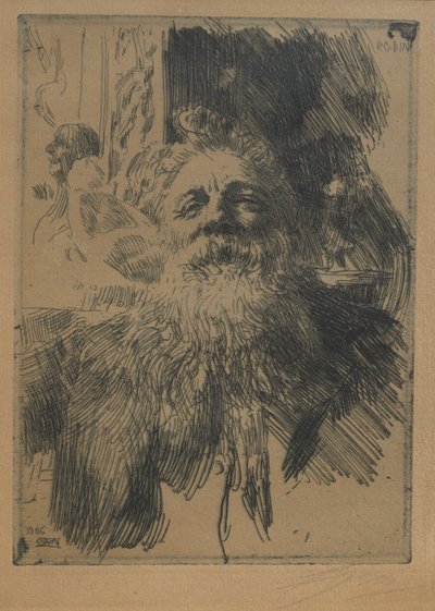 Auguste Rodin av Anders Leonard Zorn