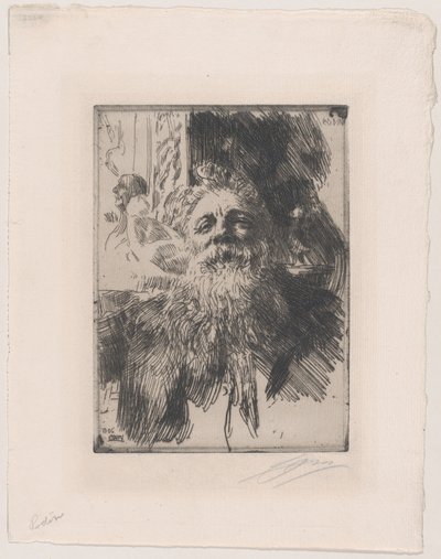 Auguste Rodin av Anders Leonard Zorn