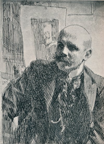 Grev Georg von Rosen 1843-1923, svensk maler, 1893, 1898 av Anders Leonard Zorn
