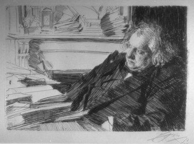Ernest Renan av Anders Leonard Zorn