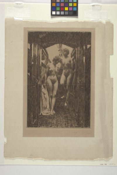 Le Cabine (etsing) av Anders Leonard Zorn