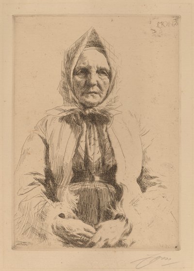 Mona, 1911. av Anders Leonard Zorn