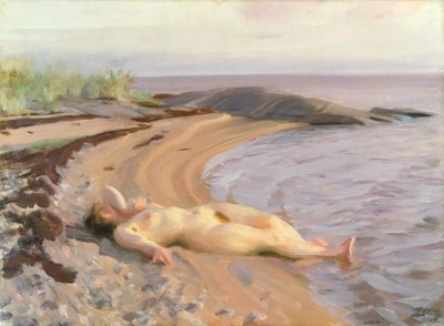 På stranda av Anders Leonard Zorn