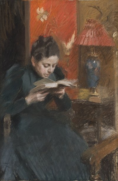 Kunstnerens kone, 1889 av Anders Leonard Zorn