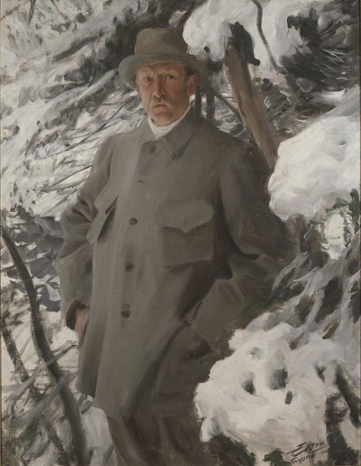 Maleren Bruno Liljefors, 1906 av Anders Leonard Zorn
