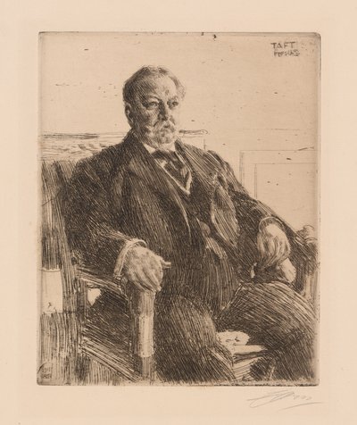 William Howard Taft av Anders Leonard Zorn
