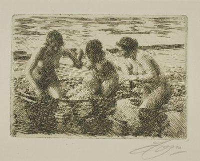 Mot strømmen av Anders Leonard Zorn